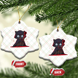 Funny Cat Vader Kitten Playing Darts Ceramic Ornament Space Scifi Dartist Gift TS12 Print Your Wear