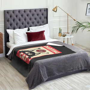 Black Cat Dart Thrower Throw Blanket Cat Lover Dartist Gift TS12 Print Your Wear