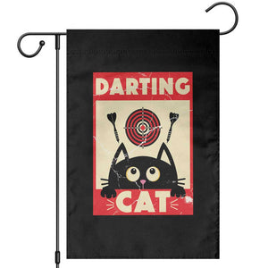 Black Cat Dart Thrower Garden Flag Cat Lover Dartist Gift TS12 Black Print Your Wear
