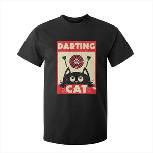 Black Cat Dart Thrower T Shirt For Kid Cat Lover Dartist Gift TS12 Black Print Your Wear