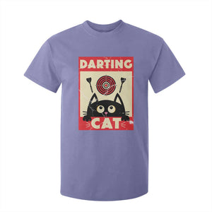 Black Cat Dart Thrower T Shirt For Kid Cat Lover Dartist Gift TS12 Violet Print Your Wear