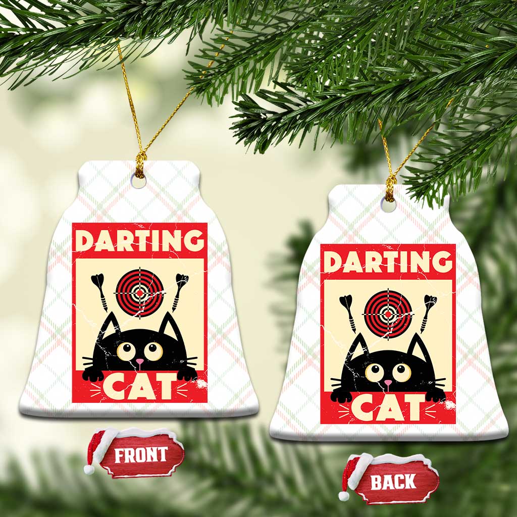 Black Cat Dart Thrower Ceramic Ornament Cat Lover Dartist Gift TS12 Print Your Wear