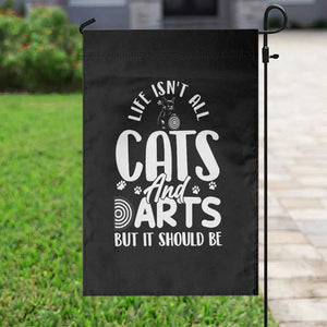 Kitty Lover Dartist Gift Garden Flag Life Should Be Cats And Darts TS12 Print Your Wear