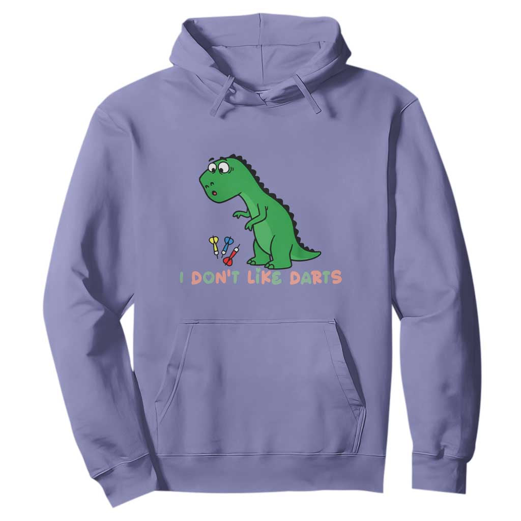 Funny Dinosaur Short Arms Problem Hoodie I Do Not Like Darts TS12 Violet Print Your Wear