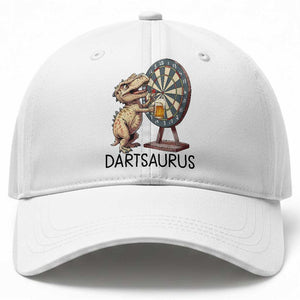 Dartsaurus Baseball Cap Funny Dinosaur Dart Player Gift TS12 Print Your Wear