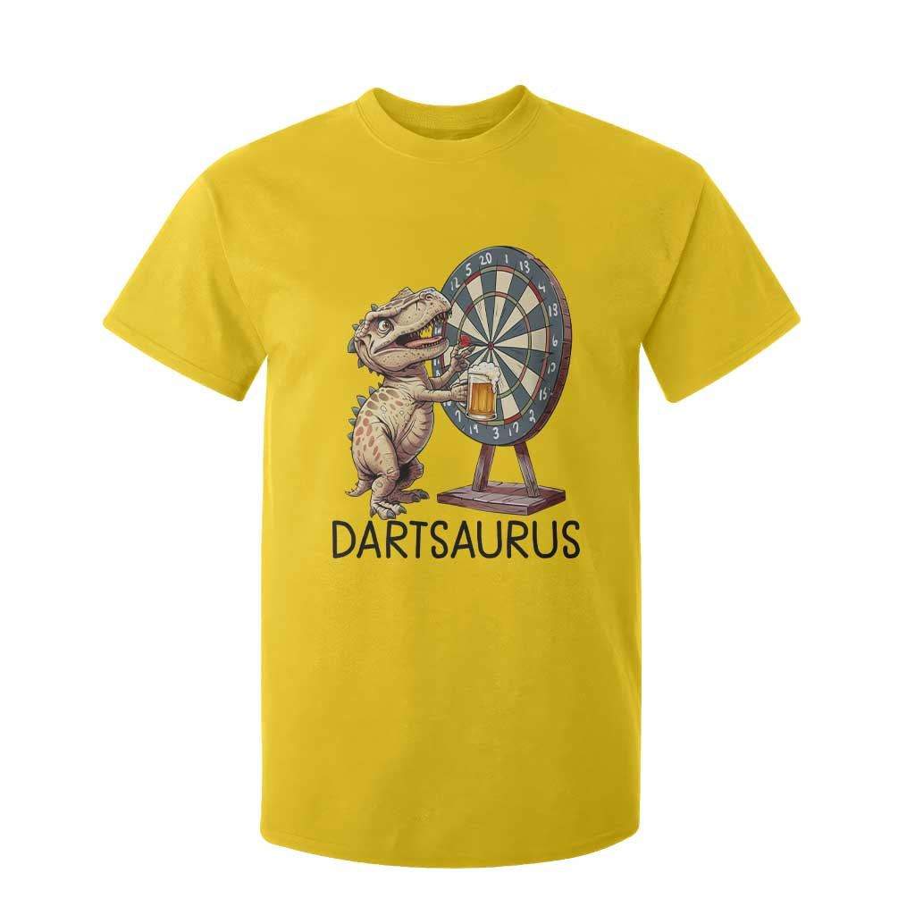 Dartsaurus T Shirt For Kid Funny Dinosaur Dart Player Gift TS12 Daisy Print Your Wear