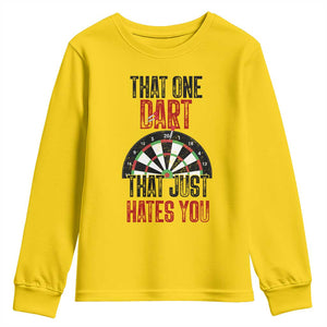 That One Dart That Just Hates You Youth Sweatshirt Funny Dartist Gift TS12 Daisy Print Your Wear