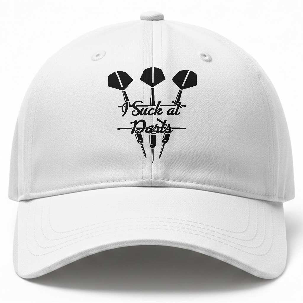 Funny I Suck At Darts Baseball Cap Bar Game Lover Dartist Gift TS12 Print Your Wear