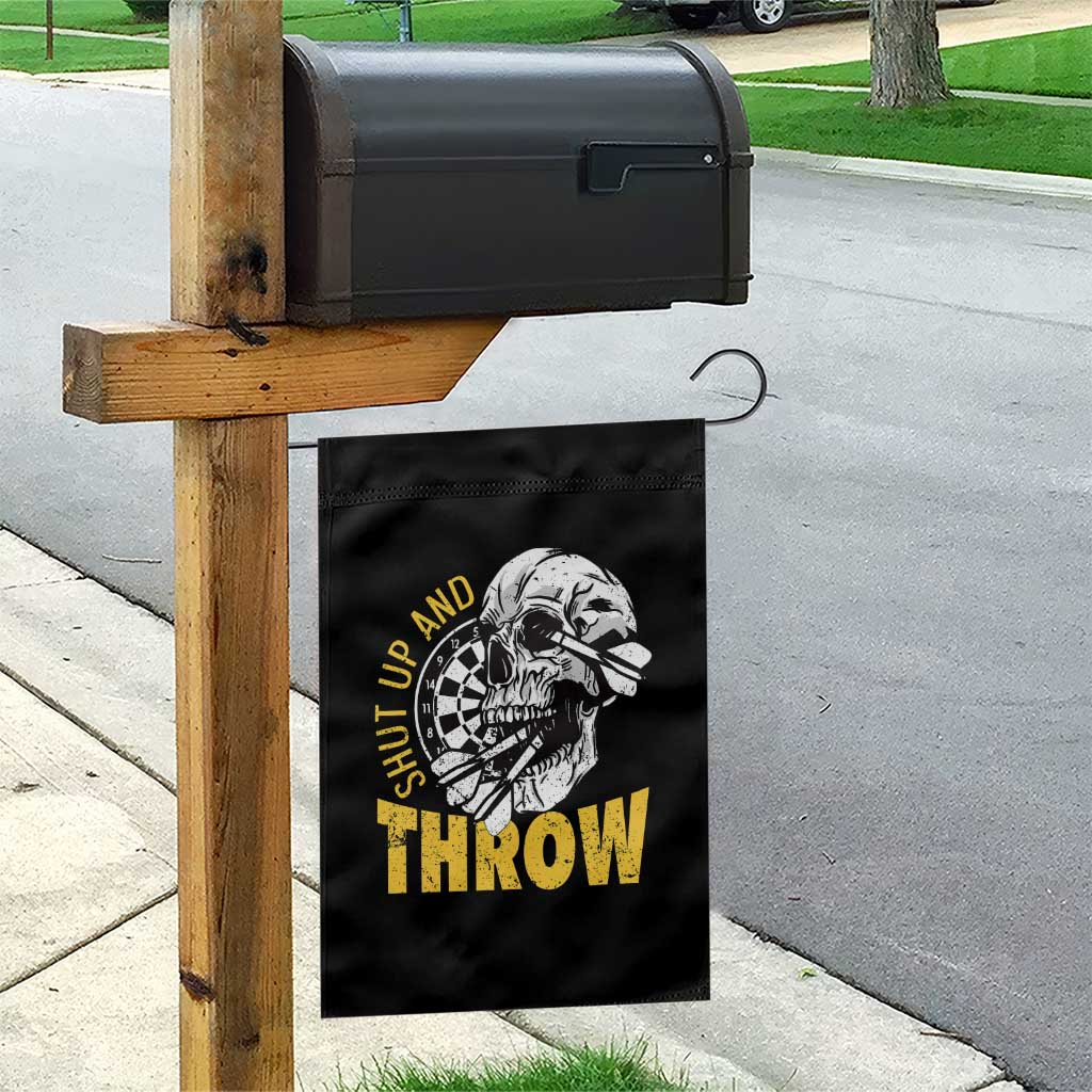 Funny Skeleton Darts Player Garden Flag I Suck At Darts TS12 Print Your Wear