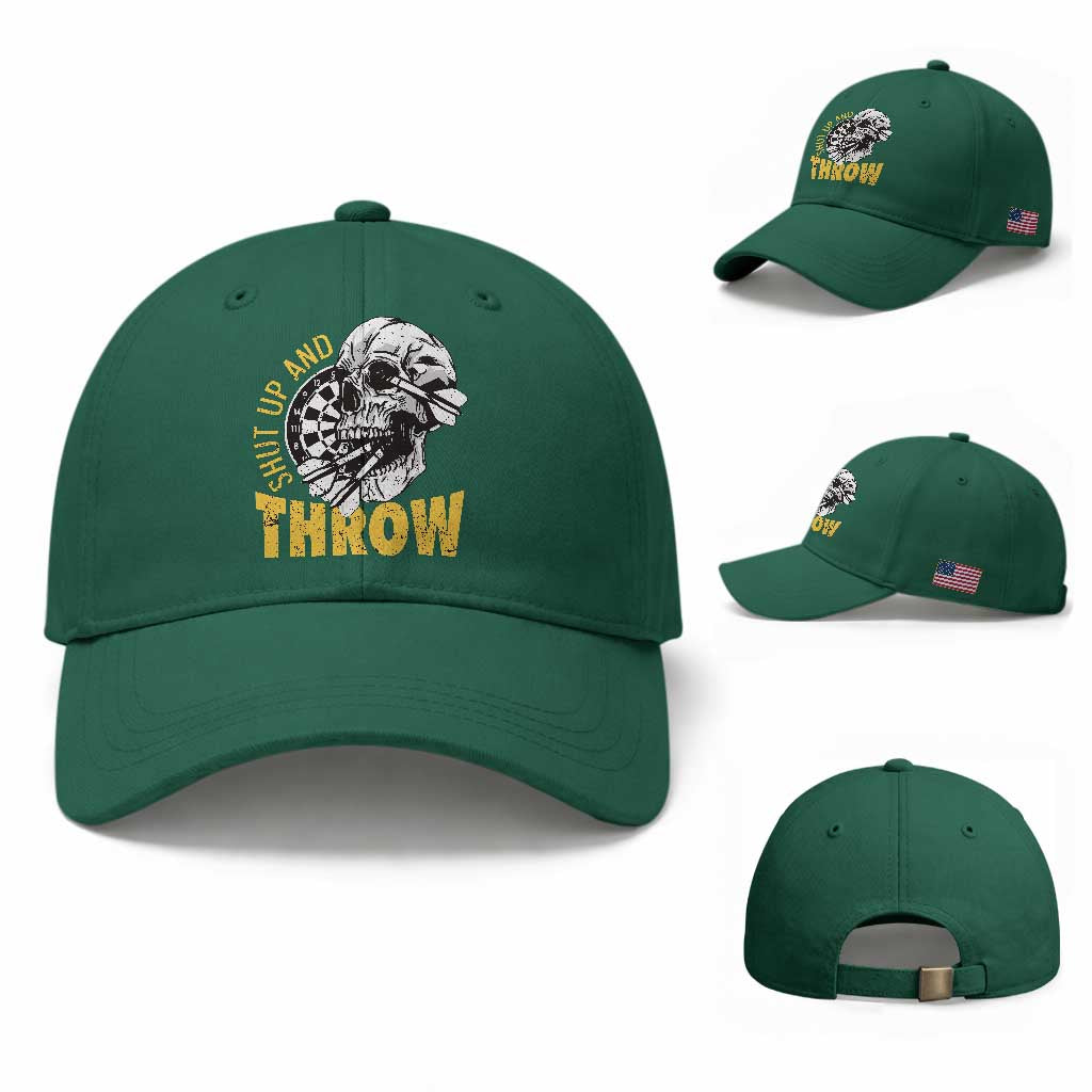 Funny Skeleton Darts Player Baseball Cap I Suck At Darts TS12 Baseball Cap Universal Fit Irish Green Print Your Wear