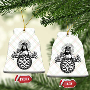 Funny Christian Dartist Gift Ceramic Ornament Jesus Bullseye Shooter TS12 Print Your Wear