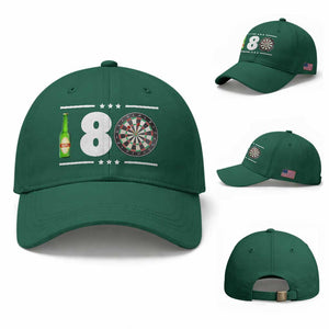 Darts Master 180 And Beer Baseball Cap Funny Bullseye Shooter Gift TS12 Baseball Cap Universal Fit Irish Green Print Your Wear