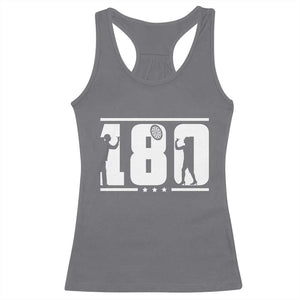 Darts 180 Max Score Player Racerback Tank Top Darts Fan Gift TS12 Charcoal Print Your Wear