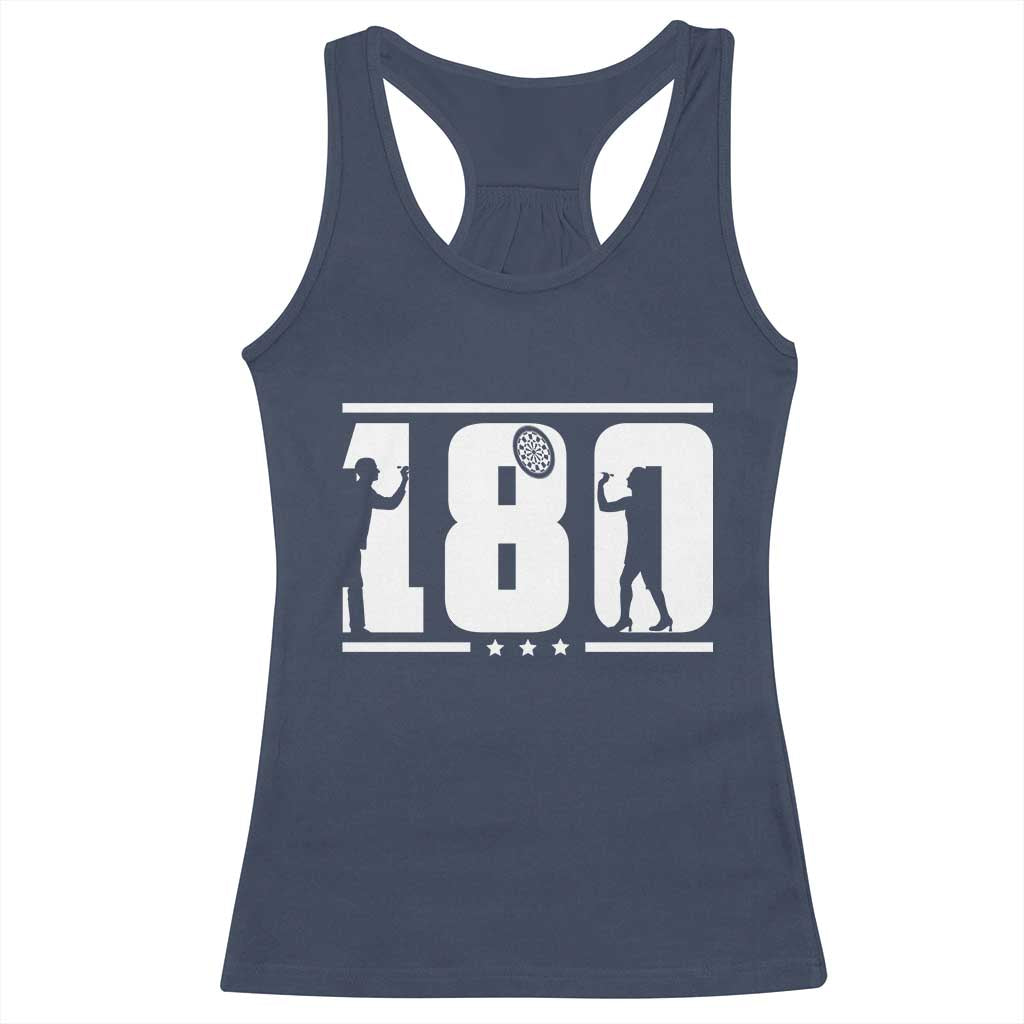 Darts 180 Max Score Player Racerback Tank Top Darts Fan Gift TS12 Navy Print Your Wear