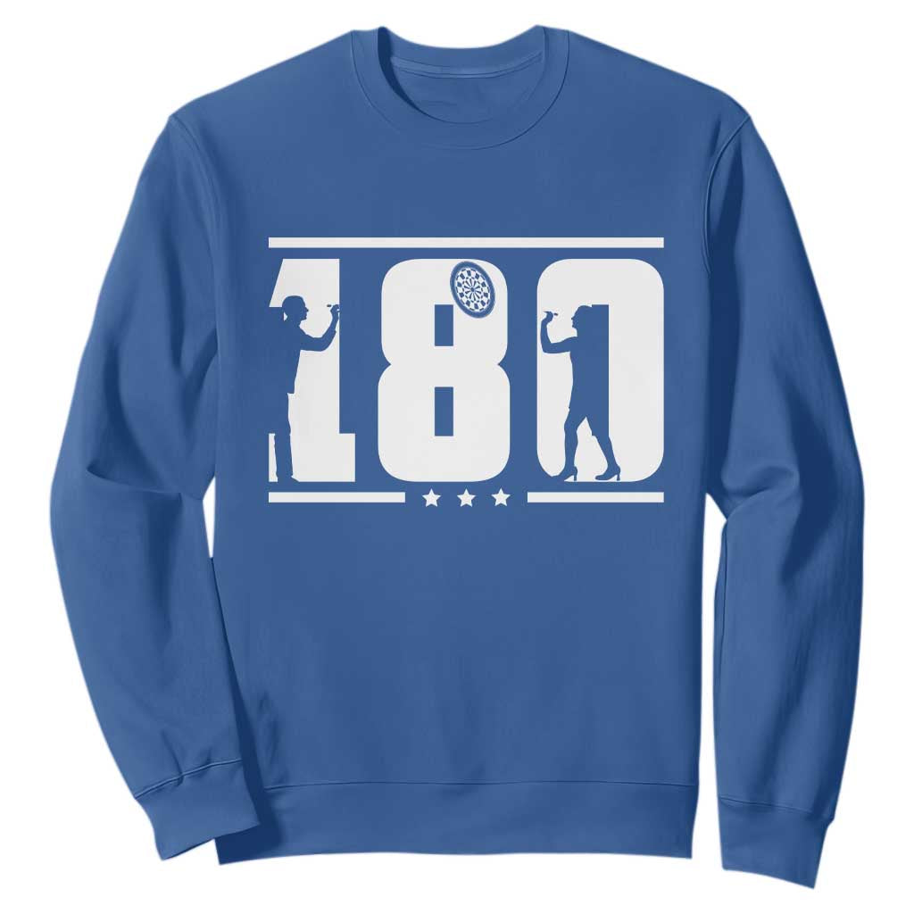 Darts 180 Max Score Player Sweatshirt Darts Fan Gift TS12 Royal Blue Print Your Wear