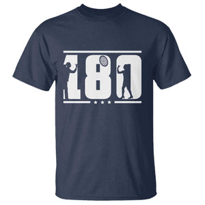 Darts 180 Max Score Player T Shirt Darts Fan Gift TS12 Navy Print Your Wear