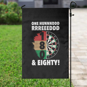 One Hundred And Eighty Garden Flag Funny Darts Player Gift TS12 Print Your Wear