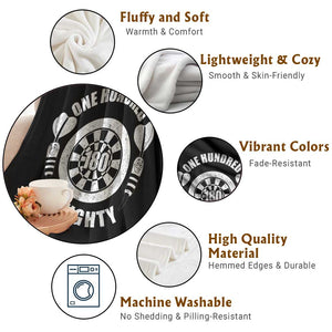 Triple 20 Master Dartist Gift Throw Blanket One Hundred And Eighty TS12 Print Your Wear