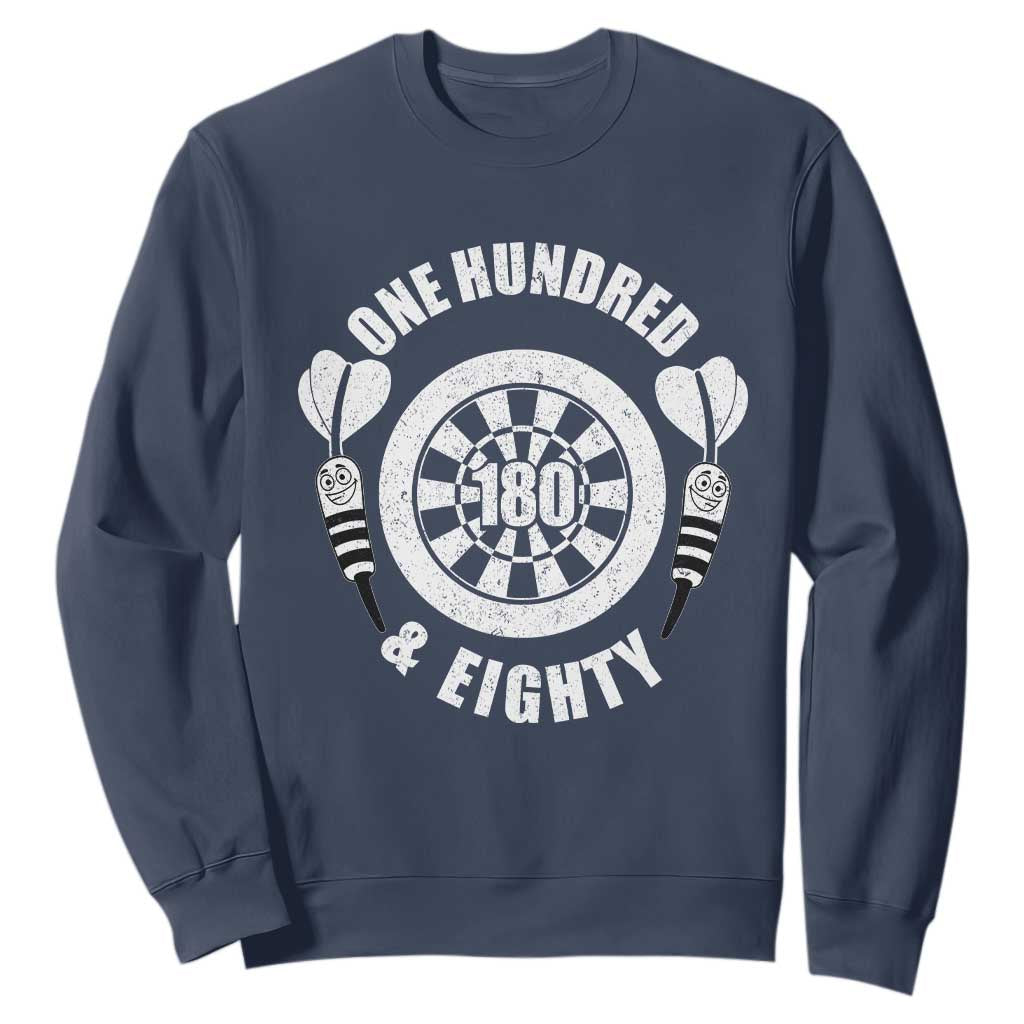 Triple 20 Master Dartist Gift Sweatshirt One Hundred And Eighty TS12 Navy Print Your Wear