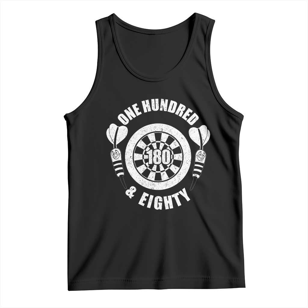 Triple 20 Master Dartist Gift Tank Top One Hundred And Eighty TS12 Black Print Your Wear