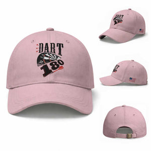 Max Score 180 Darts Lover Baseball Cap Darts Team Party Gift TS12 Baseball Cap Universal Fit Light Pink Print Your Wear