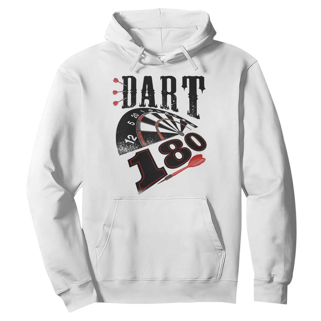 Max Score 180 Darts Lover Hoodie Darts Team Party Gift TS12 White Print Your Wear