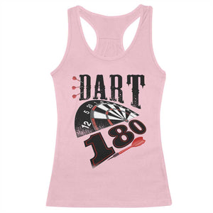 Max Score 180 Darts Lover Racerback Tank Top Darts Team Party Gift TS12 Light Pink Print Your Wear