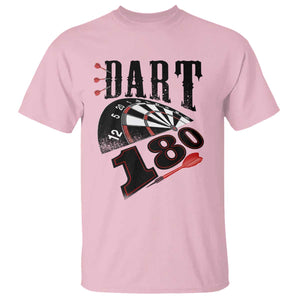 Max Score 180 Darts Lover T Shirt Darts Team Party Gift TS12 Light Pink Print Your Wear