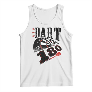 Max Score 180 Darts Lover Tank Top Darts Team Party Gift TS12 White Print Your Wear