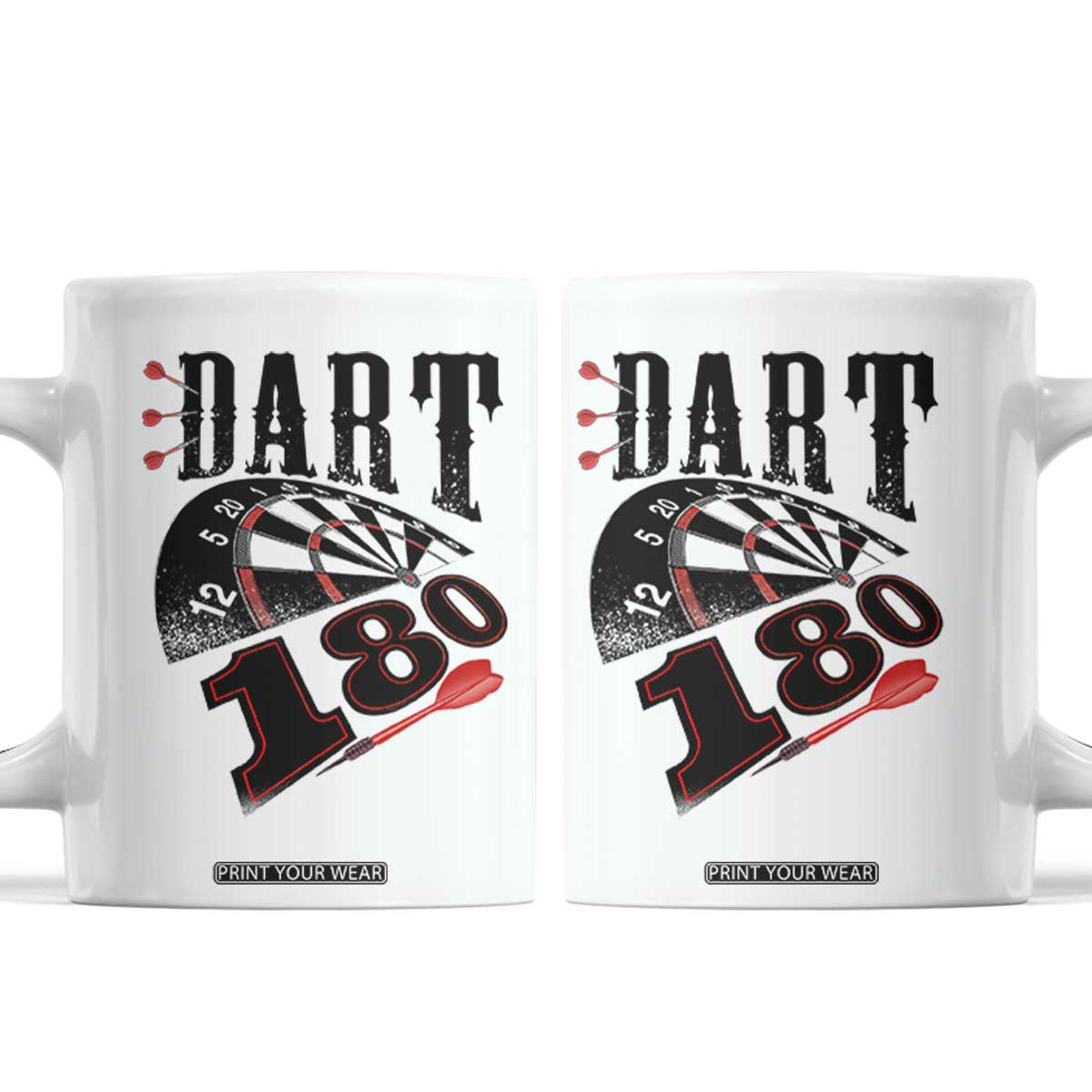 Max Score 180 Darts Lover Coffee Mug Darts Team Party Gift TS12 White Print Your Wear