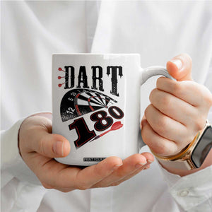 Max Score 180 Darts Lover Coffee Mug Darts Team Party Gift TS12 Print Your Wear