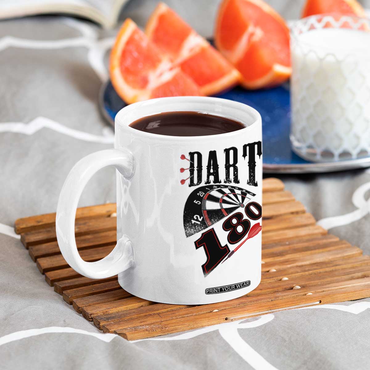 Max Score 180 Darts Lover Coffee Mug Darts Team Party Gift TS12 Print Your Wear