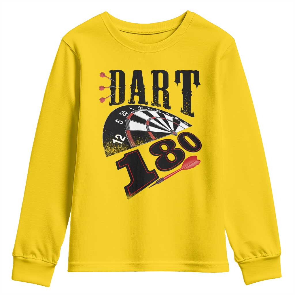Max Score 180 Darts Lover Youth Sweatshirt Darts Team Party Gift TS12 Daisy Print Your Wear
