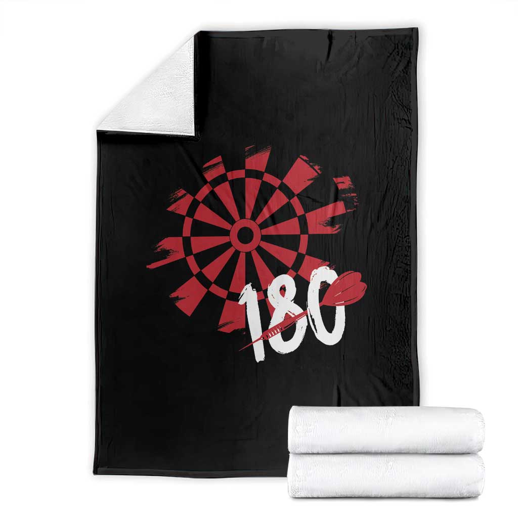 Triple 20 Master Dartist Throw Blanket Funny Pub Games Drinking Gift TS12 Black Print Your Wear