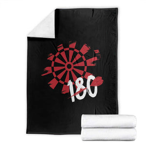Triple 20 Master Dartist Throw Blanket Funny Pub Games Drinking Gift TS12 Black Print Your Wear