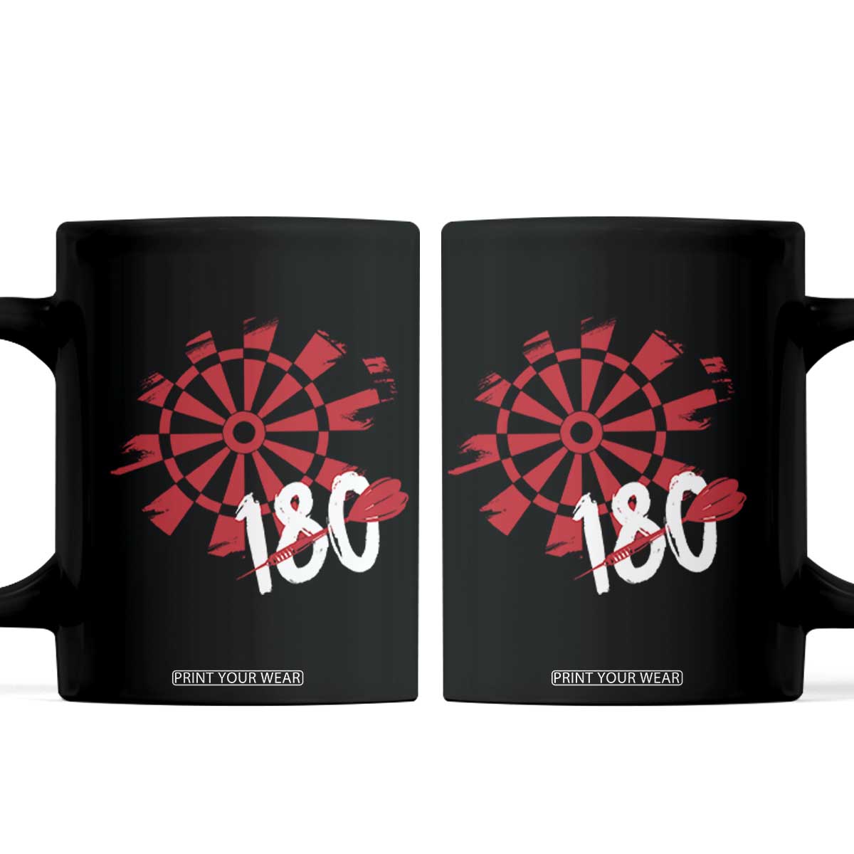 Triple 20 Master Dartist Coffee Mug Funny Pub Games Drinking Gift TS12 Black Print Your Wear
