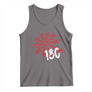 Triple 20 Master Dartist Tank Top Funny Pub Games Drinking Gift TS12 Deep Heather Print Your Wear