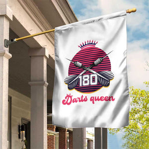 Darts Queen 180 Max Score Garden Flag Funny Bullseye Shooter Gift TS12 Print Your Wear