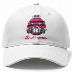 Darts Queen 180 Max Score Baseball Cap Funny Bullseye Shooter Gift TS12 Print Your Wear