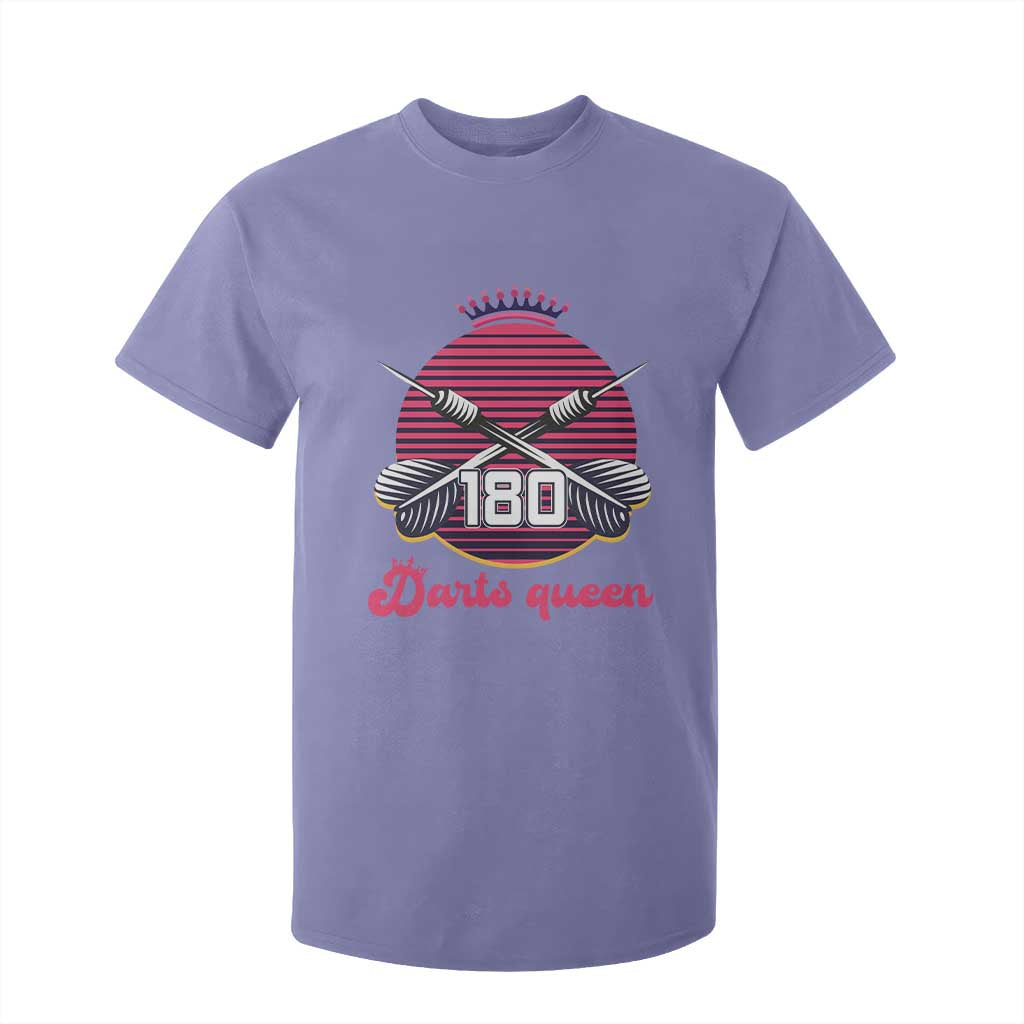 Darts Queen 180 Max Score T Shirt For Kid Funny Bullseye Shooter Gift TS12 Violet Print Your Wear