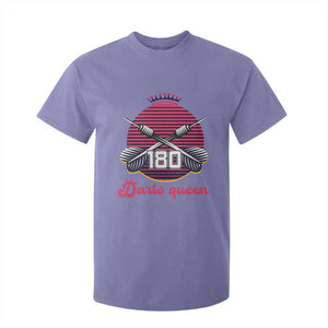 Darts Queen 180 Max Score T Shirt For Kid Funny Bullseye Shooter Gift TS12 Violet Print Your Wear