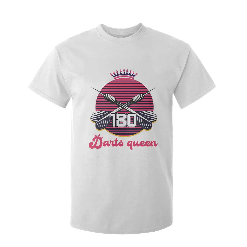Darts Queen 180 Max Score T Shirt For Kid Funny Bullseye Shooter Gift TS12 White Print Your Wear