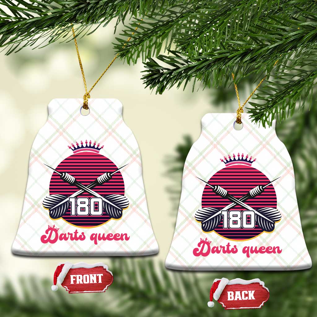 Darts Queen 180 Max Score Ceramic Ornament Funny Bullseye Shooter Gift TS12 Print Your Wear