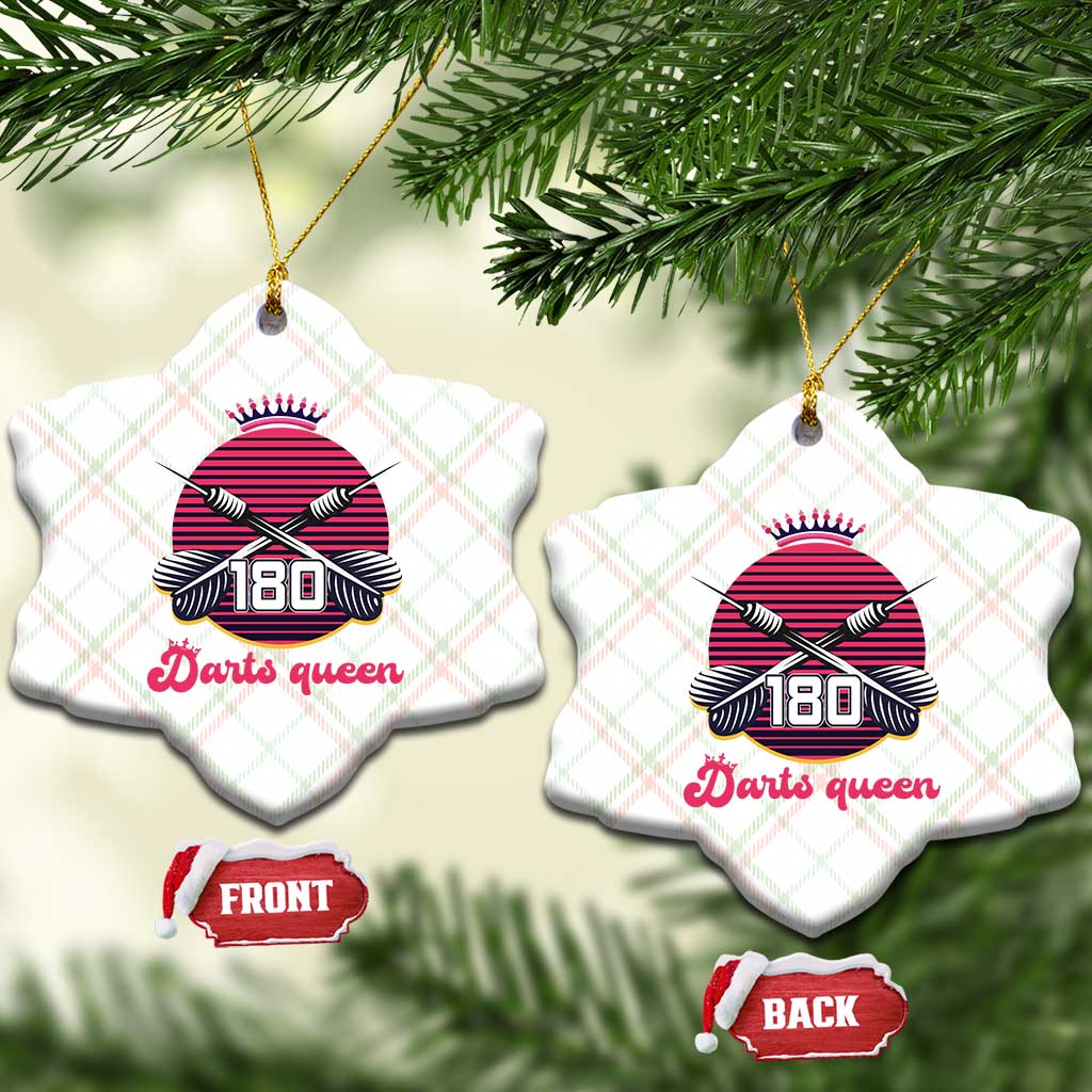 Darts Queen 180 Max Score Ceramic Ornament Funny Bullseye Shooter Gift TS12 Print Your Wear