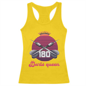 Darts Queen 180 Max Score Racerback Tank Top Funny Bullseye Shooter Gift TS12 Daisy Print Your Wear