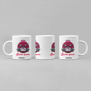 Darts Queen 180 Max Score Coffee Mug Funny Bullseye Shooter Gift TS12 Print Your Wear