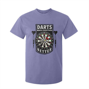 Darts Makes Everything Better T Shirt For Kid Darts Lover Gift TS12 Violet Print Your Wear