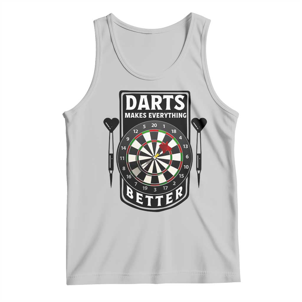 Darts Makes Everything Better Tank Top Darts Lover Gift TS12 Ash Print Your Wear