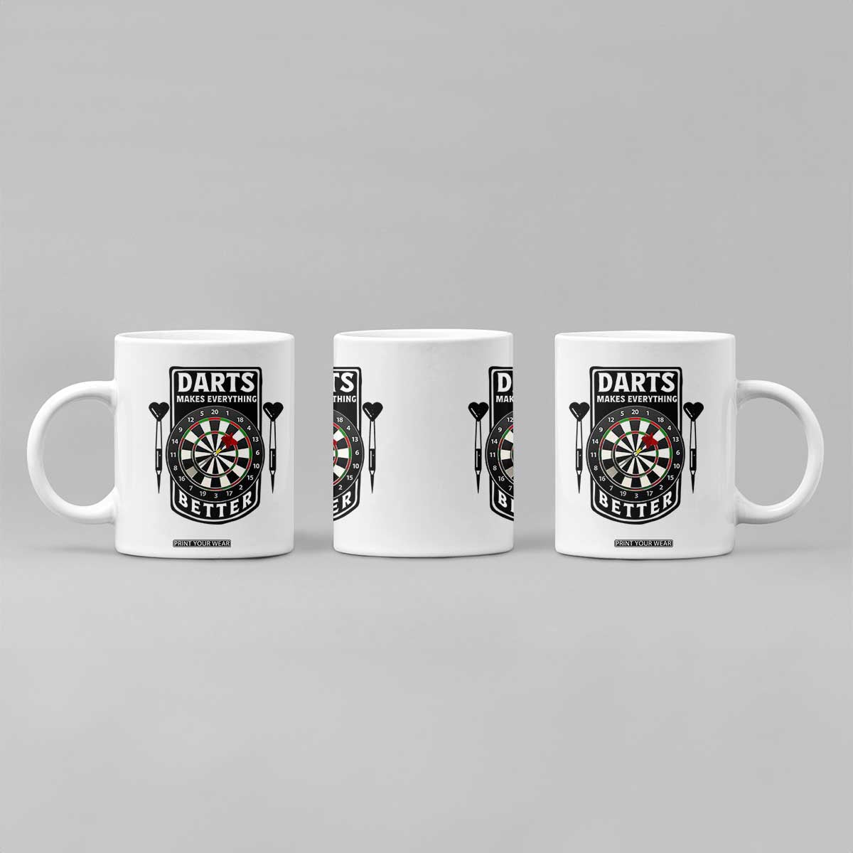 Darts Makes Everything Better Coffee Mug Darts Lover Gift TS12 Print Your Wear