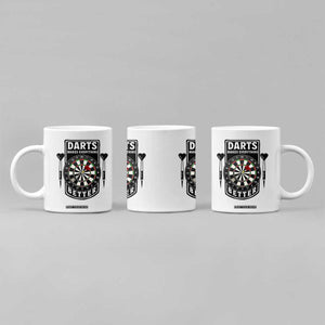 Darts Makes Everything Better Coffee Mug Darts Lover Gift TS12 Print Your Wear